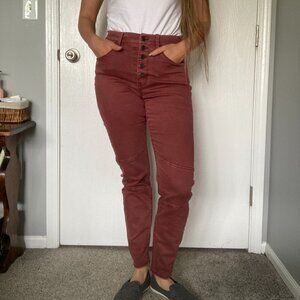 Mudd maroon high-waisted jeggings